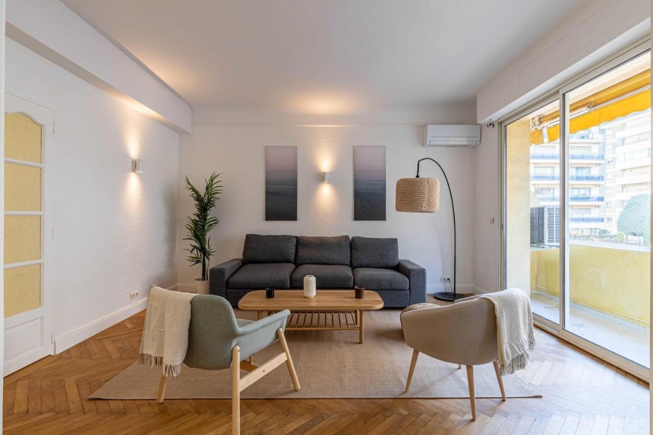 Renovated Apartment 80M2 6P 2Br - Cannes Palm Beach Bagian luar foto