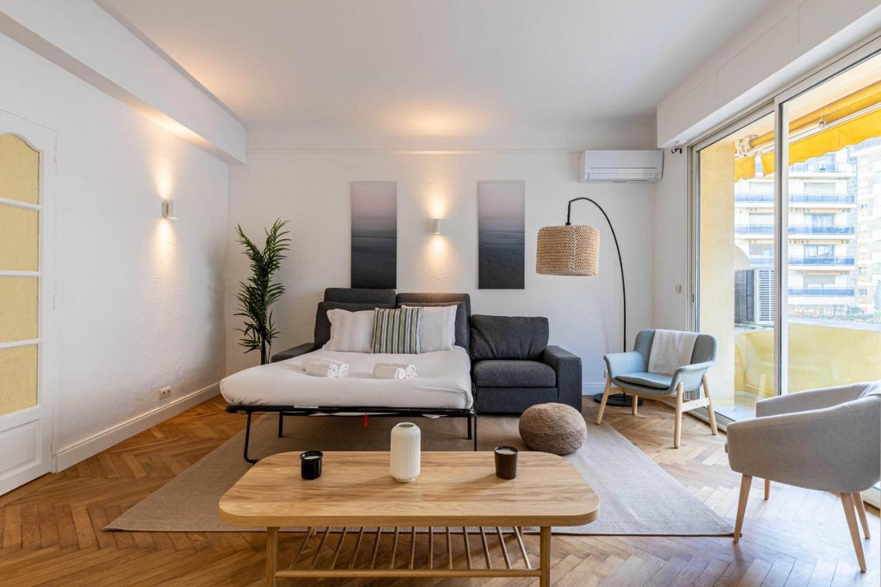 Renovated Apartment 80M2 6P 2Br - Cannes Palm Beach Bagian luar foto